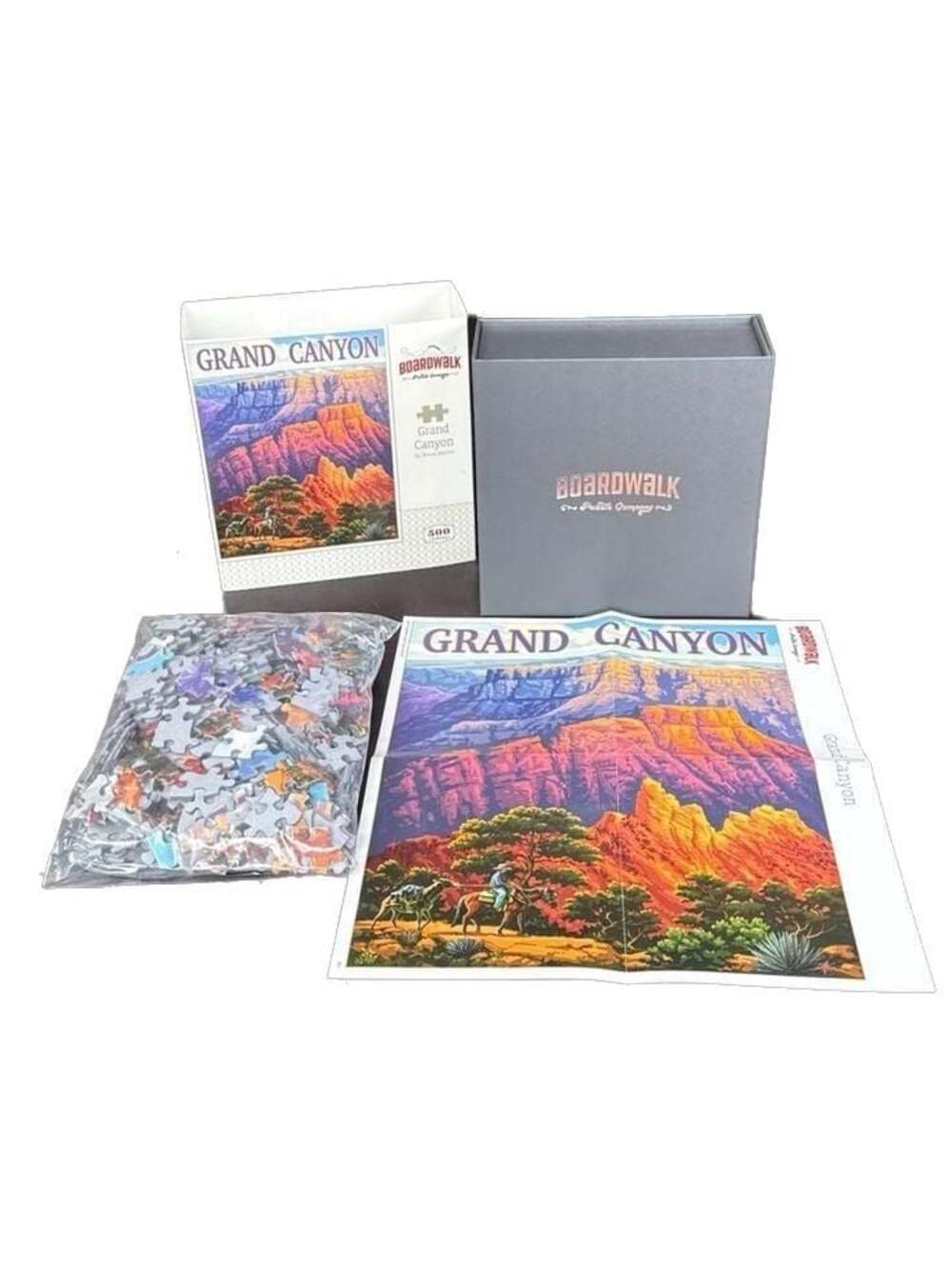Boardwalk Puzzles Grand Canyon National Parks Collection 500 Piece Jigsaw Puzzle